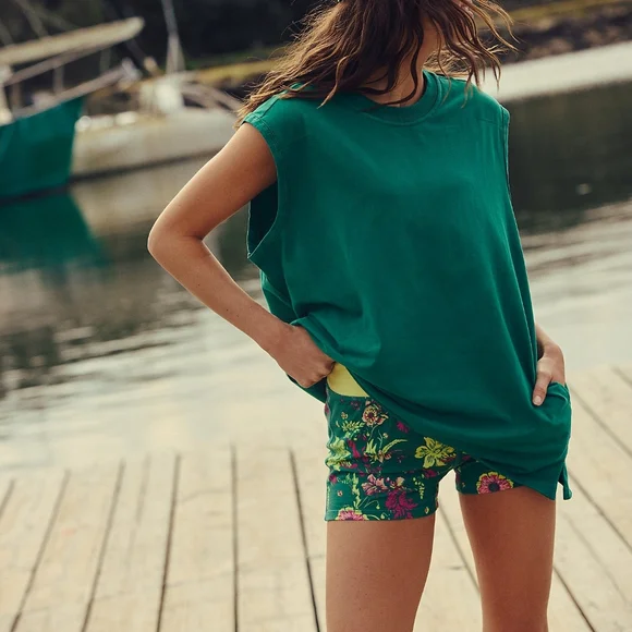 FREE PEOPLE Hot Shot Printed Micro Set NWT - Picture 2 of 8